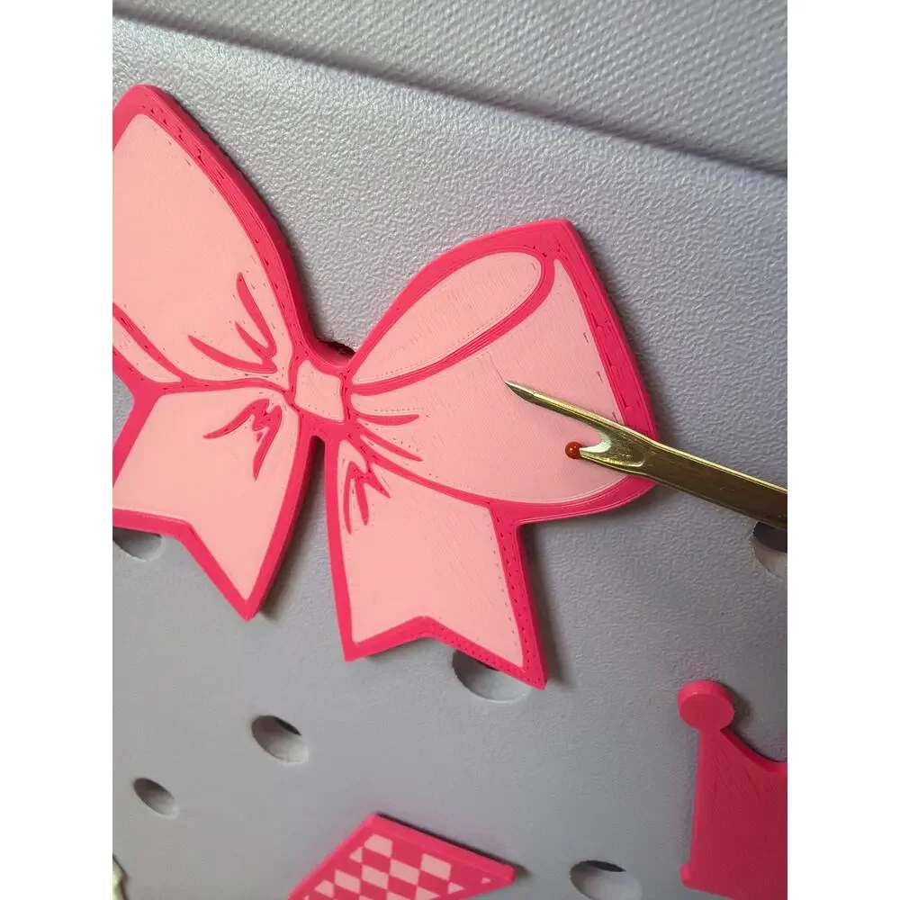 Lot of 5 Pink Girly Themed Bogg Bag Charms - Slightly Imperfect